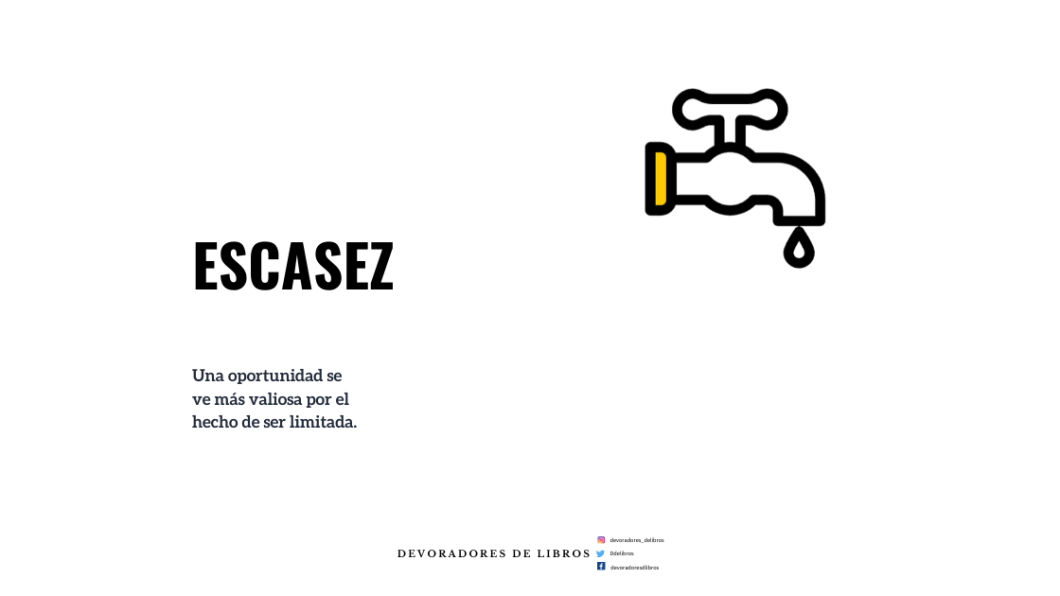 metodo de persuasión escasez