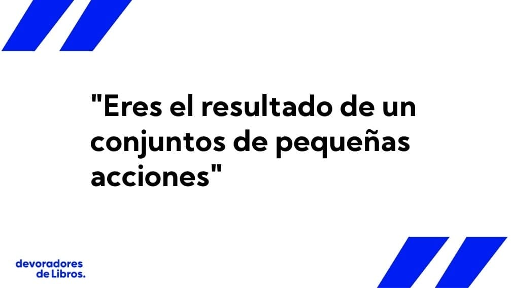 Frase sobre la importancia de los habitos para el éxito