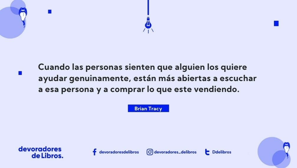 Frase Brian Tracy  psicologia de las ventas