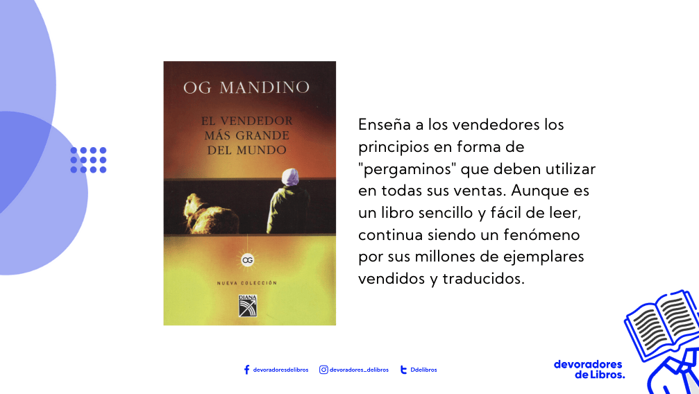 portada con mini resumen el vendedor mas grande del mundo de Og Mandino