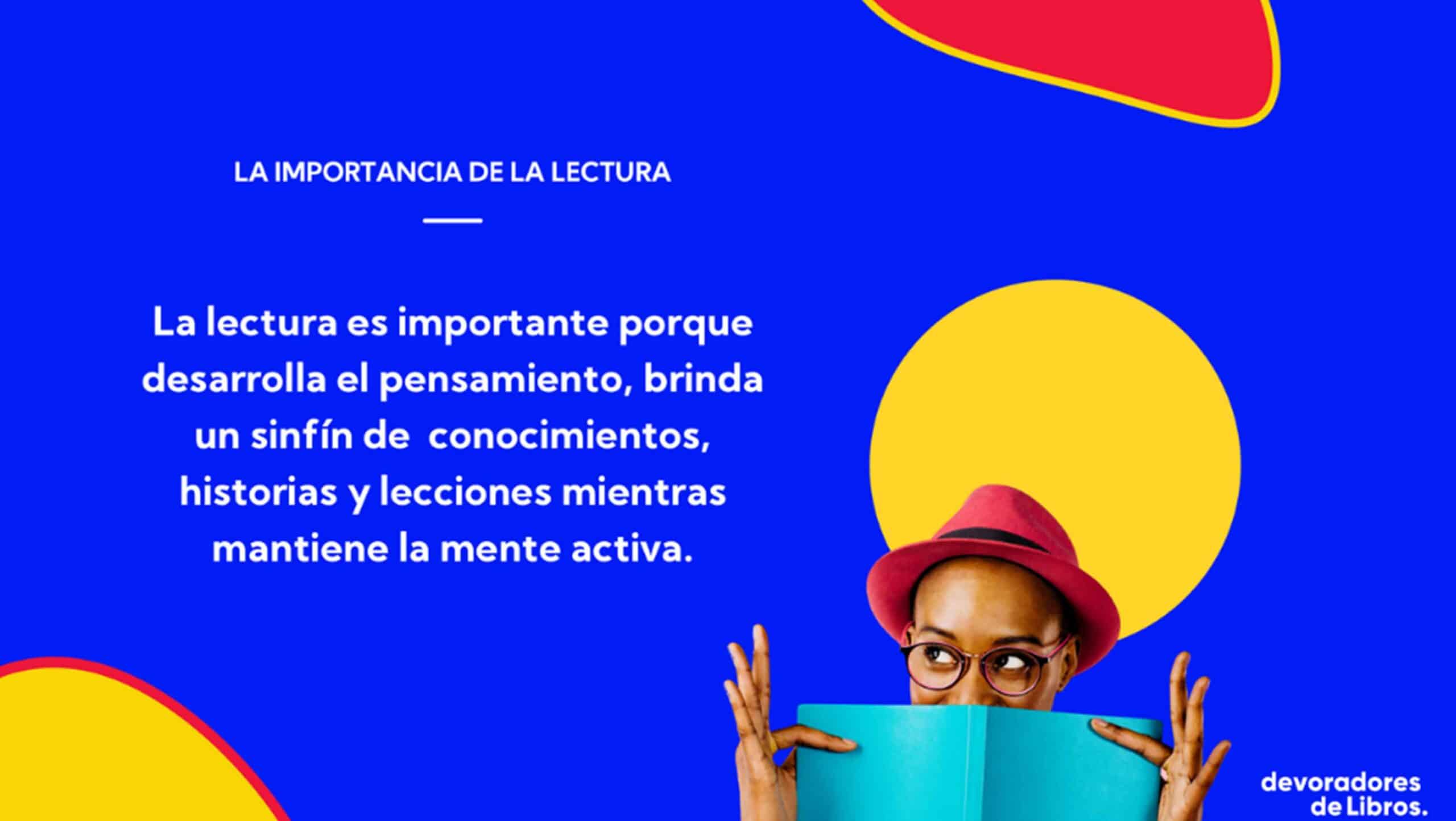importancia de la lectura, frase, desarrollo personal.
